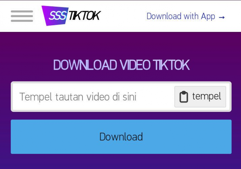 Download Video TikTok Tanpa Watermark gratis