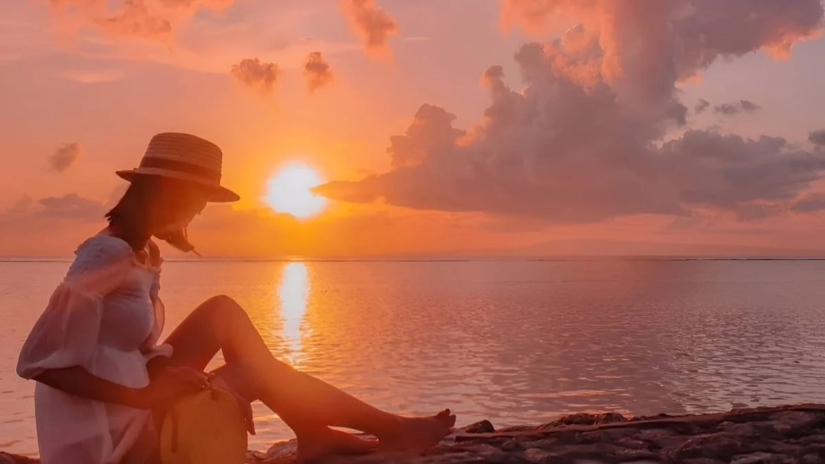 Liburan saat Sunset