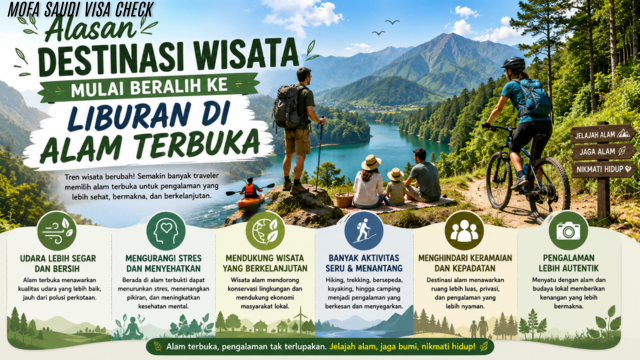 Alasan Destinasi Wisata Mulai Beralih ke Liburan di Alam Terbuka